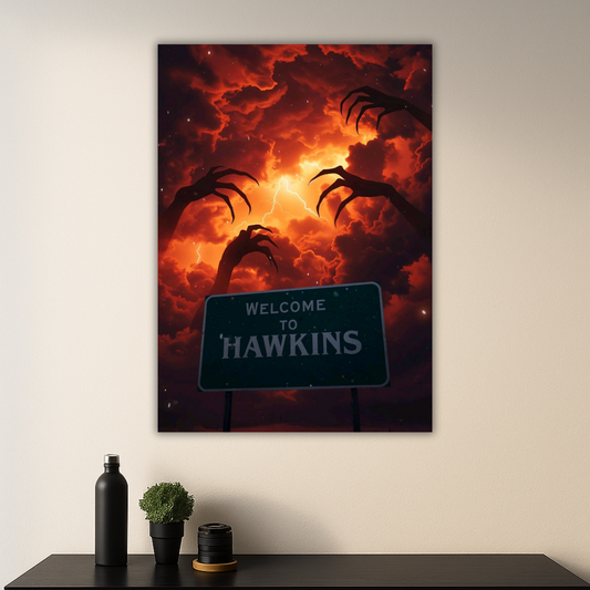 Welcome to the Upside Down | Stranger Things Demogorgon Poster