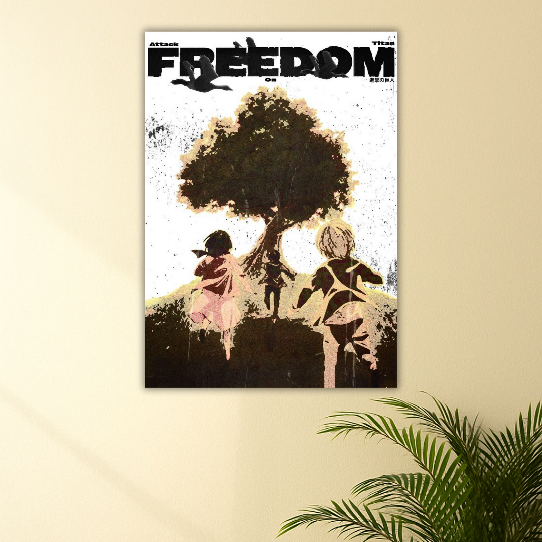 Before the World Fell Apart | Attack on Titan Vintage Poster