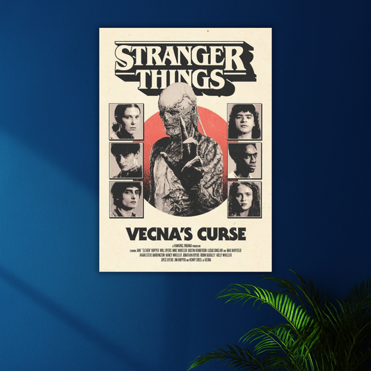 Vecna's Curse | Stranger things troop poster