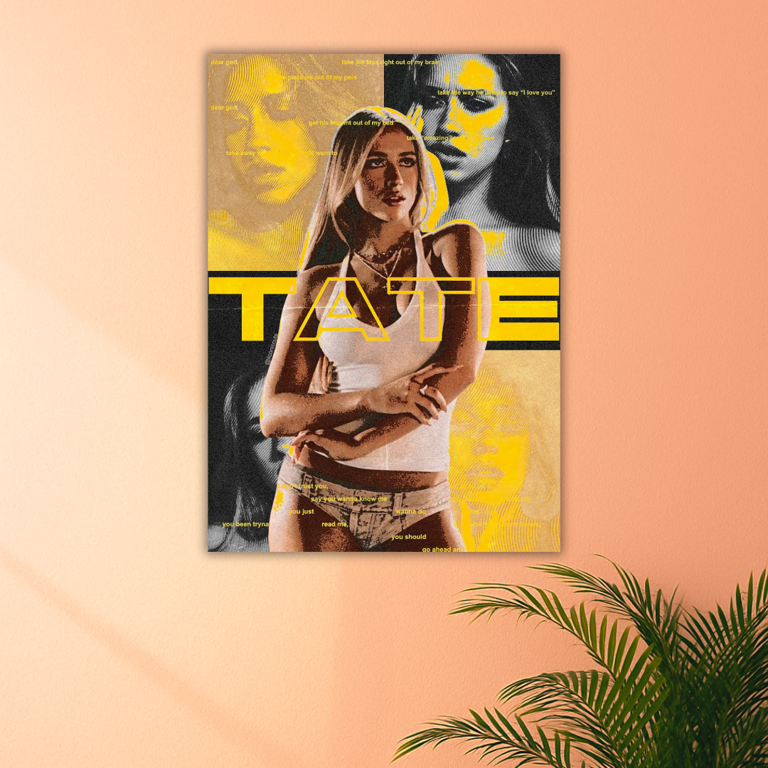 Don’t Trust, Just Feel | Tate McRae Poster