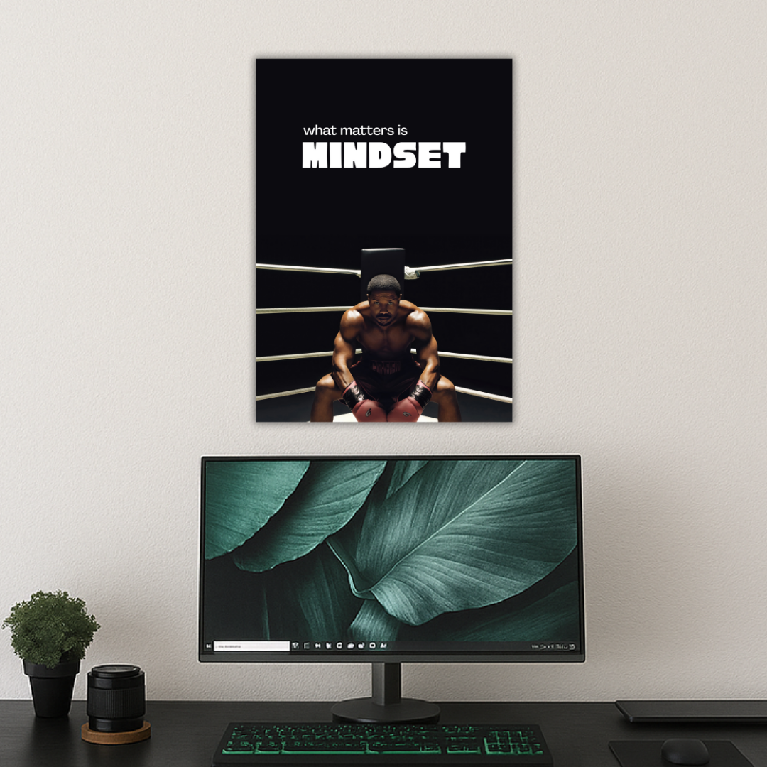 Mindset Matters | Creed Motivational Poster