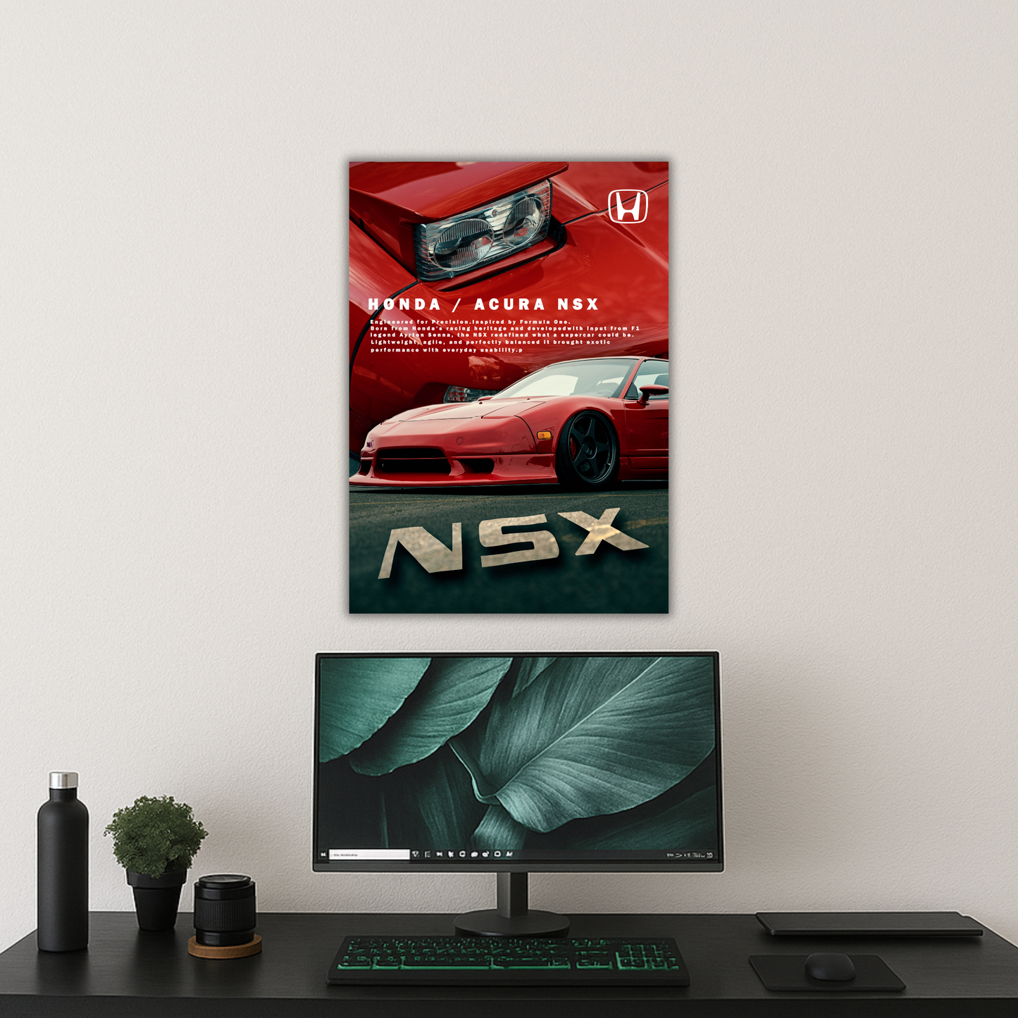 HONDA NSX Car Poster