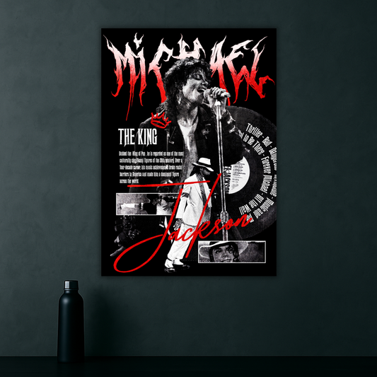 Beat It, Break It, Own It | Michael Jackson Punk Poster | Music Legend Series