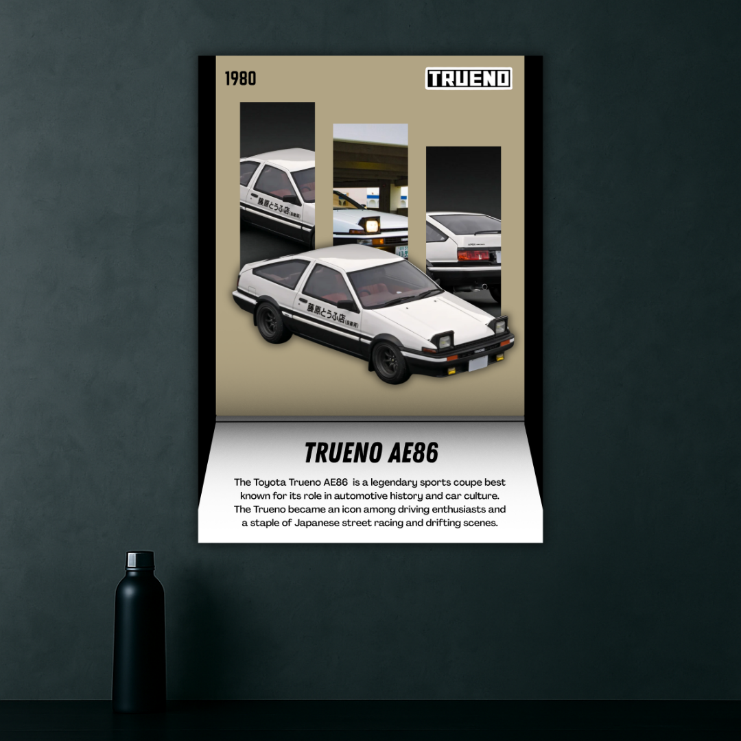 Toyota Trueno AE86 | Limited Edition Poster