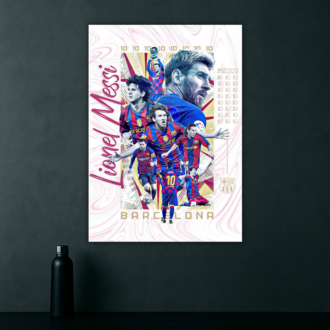 Born for Barça, Built for Greatness | Lionel Messi Poster | Legacy Edition