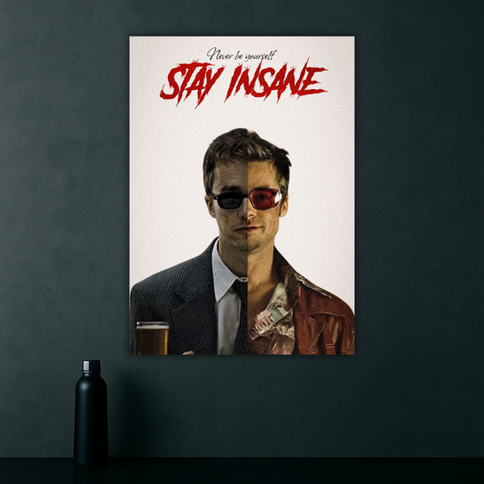 Fight Club Movie Poster | 1999 Brad Pitt & Edward Norton Cult Classic