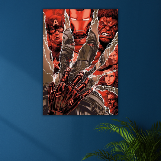 In the Shadow of Extinction, We Assemble | Avengers: Age of Ultron Poster