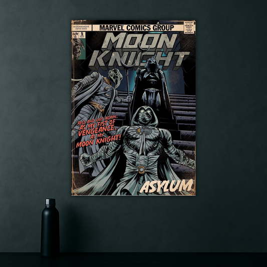Egyptian Justice | Moon Knight Poster | Retro Comics Collection
