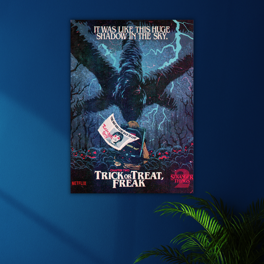 Fear in the Sky | Stranger Things : Trick or Treat Freak Episode | Fan Poster