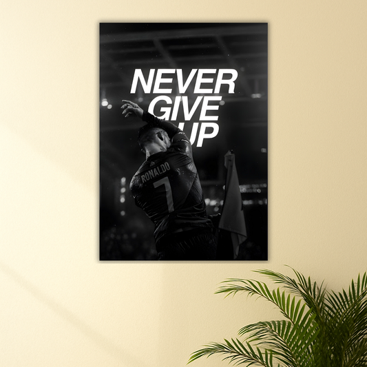 For Those Who Don’t Fold | Cristiano Ronaldo Poster | Mindset Edition