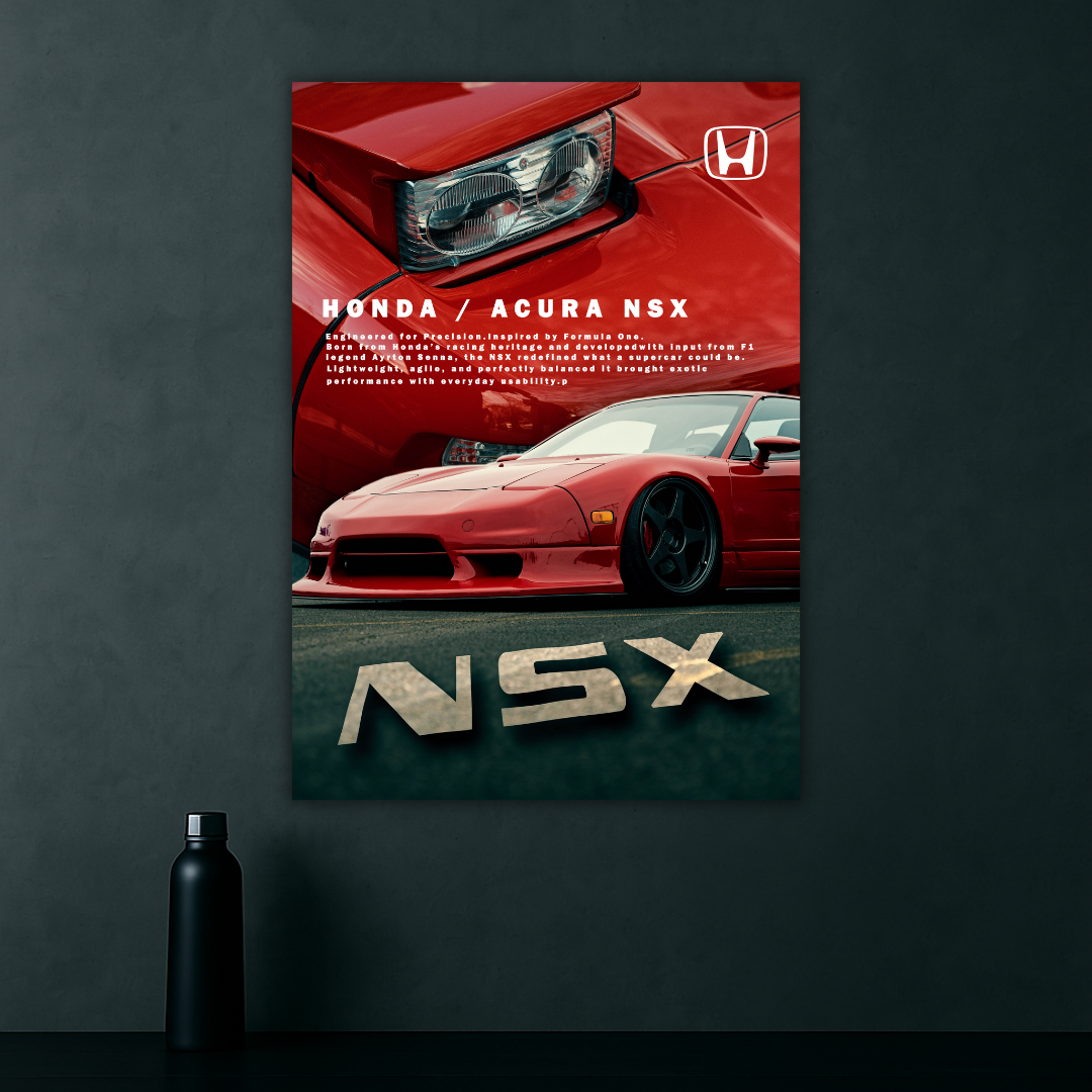 HONDA NSX Car Poster
