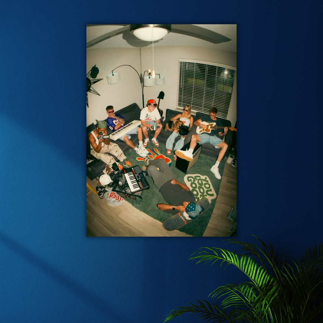 Good Times, Good People | Indie Aesthetic Poster | Vintage Style Wall Print