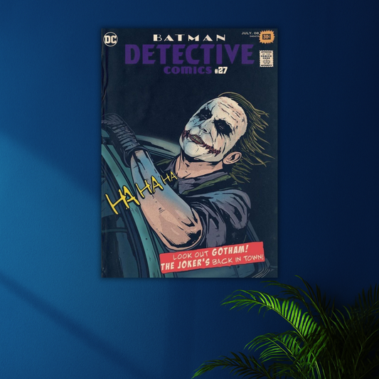 Laughing Through Chaos | Joker Poster | Retro Comics Collection