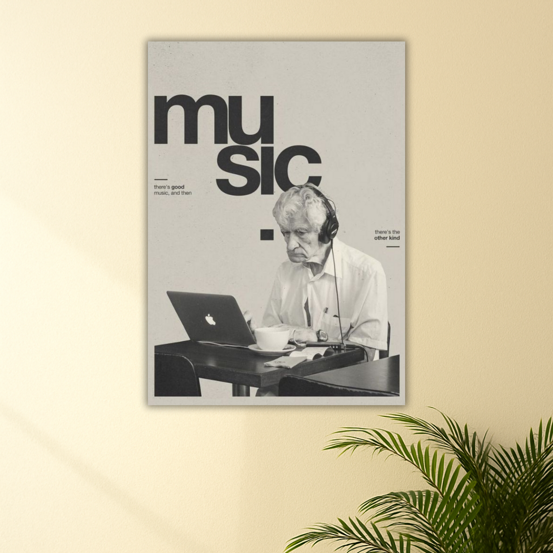 Decoding the Melody | Music Lover Poster | Aesthetic Series