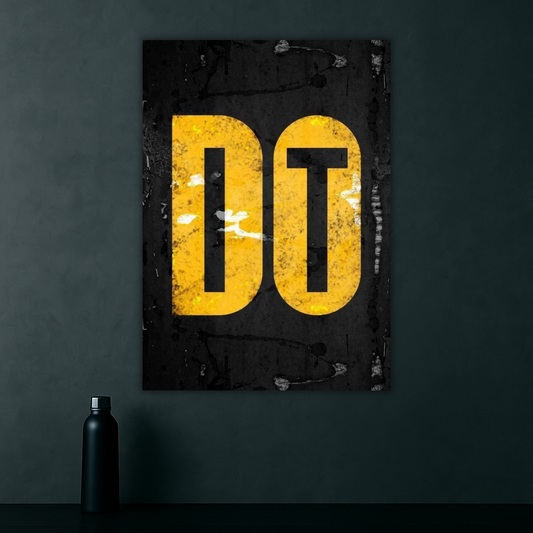 Do It Now! | Motivational Typography Poster | Fitness & Hustle Wall Art