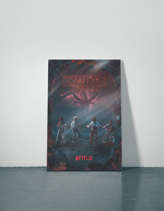 Stranger Things Metal Poster